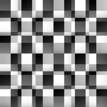 Abstract mosaic pattern with fade effect. Seamlessly repeatable. Minimal mono Stock Illustration