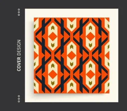 Abstract mosaic pattern. Geometric background. Vector Illustration for design Stock Illustration