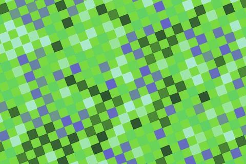 Abstract mosaic pattern with green and purple colors 스톡 일러스트