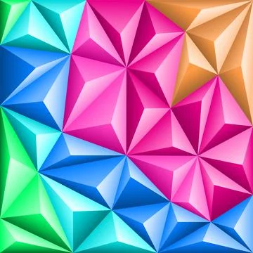 Abstract Mosaic Pattern Stock Illustration