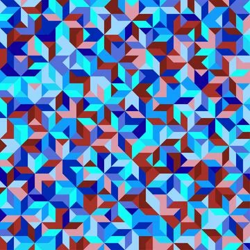 Abstract Mosaic Pattern Stock Illustration