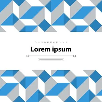 Abstract mosaic pattern, minimalistic concept Stock Illustration