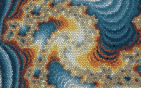 Abstract mosaic pattern. Modern random colors. Stock Illustration