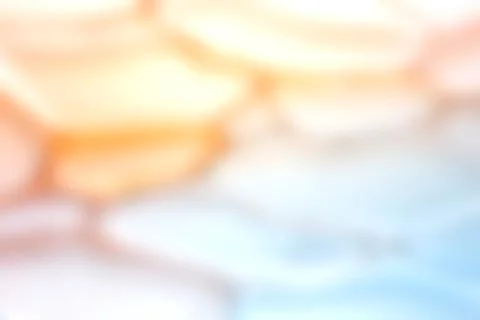 Abstract mosaic pattern with overlapping translucent shapes in pastel color.. Stock Photos