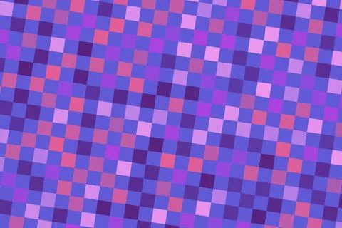 Abstract mosaic pattern with purple pink blue shades Stock Illustration