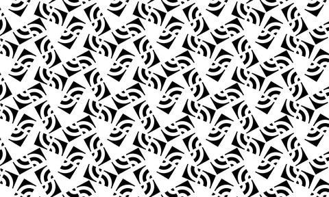 Abstract  mosaic pattern with wavy lines a Illustrazione stock