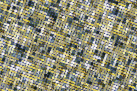 Abstract mosaic pattern with yellow, gray, and black colors Stock Photos