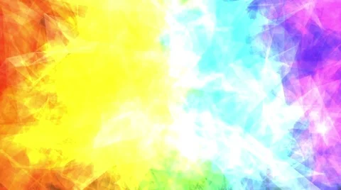 Abstract mosaic rainbow colored glowing squares with lights Stock Footage 47368642