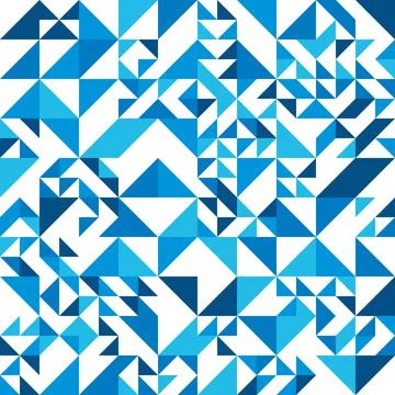 Abstract mosaic of right triangles Stock Illustration