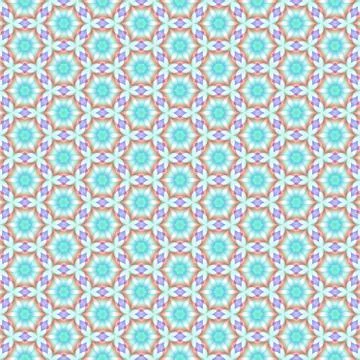 Abstract mosaic seamless background pattern for fabric printing, decorative m Stock Illustration