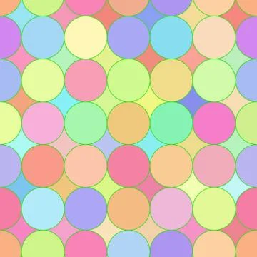 An abstract mosaic seamless pattern. Stock Illustration