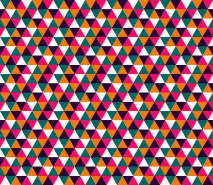 Abstract mosaic seamless pattern Stock Illustration