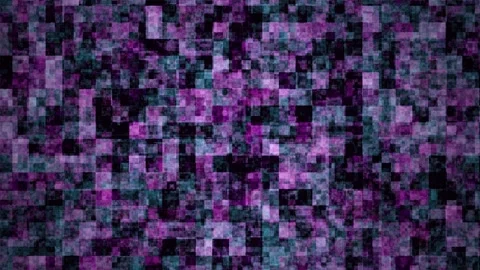 Abstract Mosaic Texture Pulsating With Violet And Pink Light During Cinemat.. Stock Footage 342428835