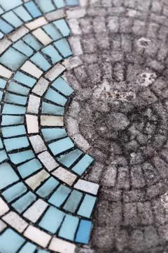 Abstract mosaic tile background Foto stock