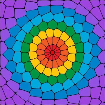 Abstract mosaic vector background Stock Illustration