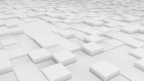 Abstract mosaic of white solid Stock Illustration