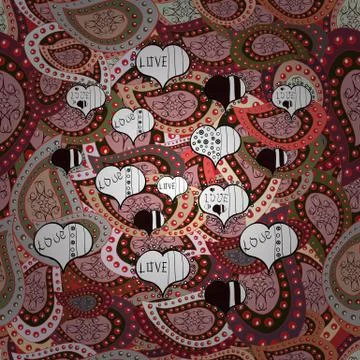 Abstract motif background. Vector illustration. Ultrafashionable fabric pattern. Stock Illustration