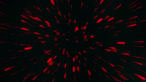 Abstract motion 4K background with red light Stock Footage 152006544