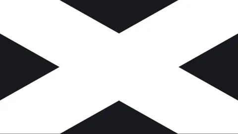 Abstract motion animated background with white and black geometric figures Stock Footage 112996244