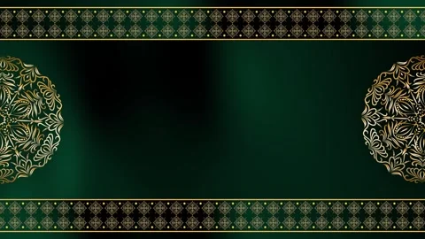 Abstract Motion Animation Starry Labyrinth Mandala Ramadan Background Video stock 327717645