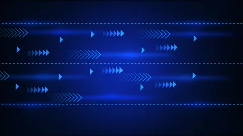Abstract motion arrows and glowing lines background creating a fast futuris.. Stock Footage 336874428