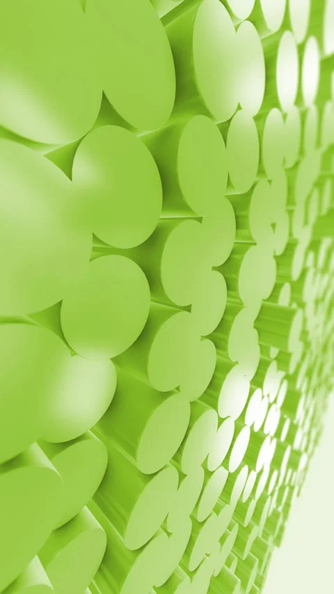 Abstract motion background 3d vertical Circles. Video stock 292806610