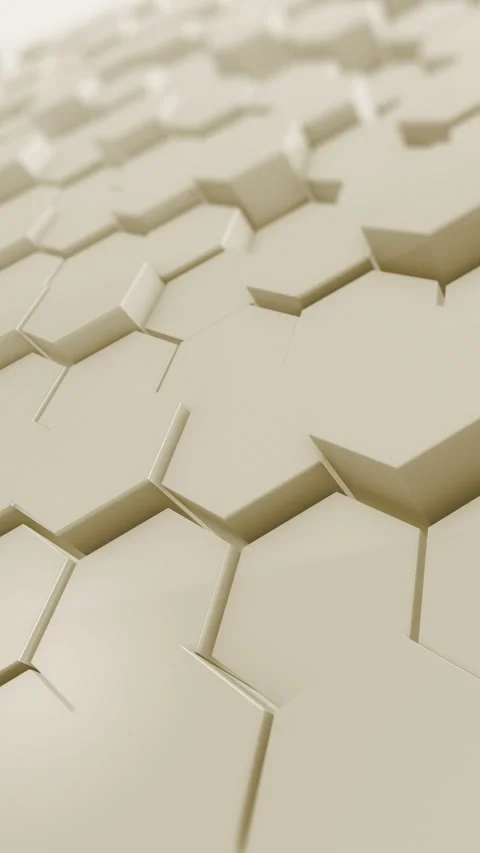 Abstract motion background 3d vertical Hexagons. Stock Footage 292813365