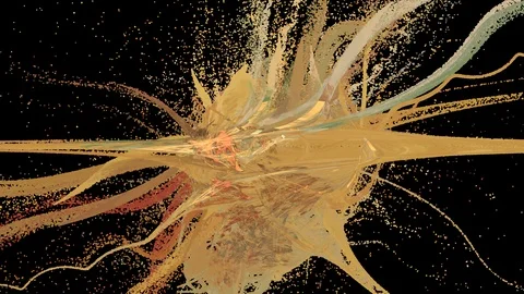 Abstract motion background with alpha channel, loopable Stock Footage 104152805