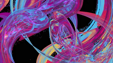 Abstract motion background with alpha channel, loopable Stock Footage 107315116