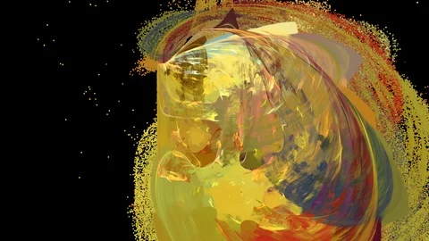 Abstract motion background with alpha channel, loopable Stock Footage 107387643