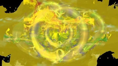 Abstract motion background with alpha channel, loopable Stock Footage 111952235