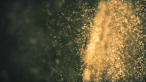 Abstract motion background animation that glows with magic particles  Stock Footage 247442607