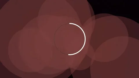 Abstract motion background: blurred dark bokeh circle composition Stock Footage 342092849