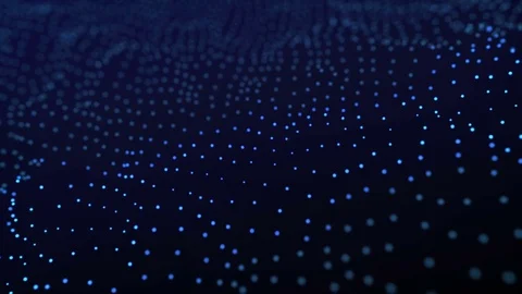 Abstract motion background, bokeh slick loop blue Video stock 76940920