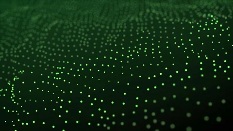 Abstract motion background, bokeh slick loop green Stock Footage 76940925