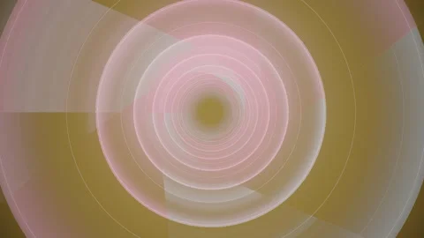 Abstract motion background with circles and geometric shapes Stock Footage 337378921