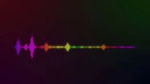 Abstract motion background dancing lines suitable as use in a music video audio Stock Footage 72535969