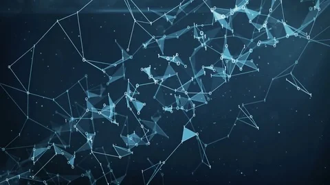 Abstract Motion Background - Digital Binary Plexus Data Networks Stock Footage 82710592