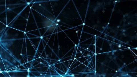 Abstract Motion Background - Digital Data Networks Loop Stock Footage 73750672