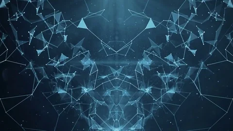 Abstract Motion Background - Digital Plexus Data Networks Stock Footage 82706569