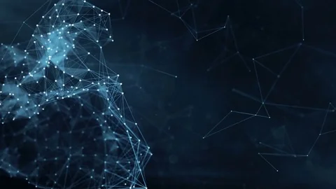 Abstract Motion Background - Digital Plexus Data Networks Stock Footage 82709284