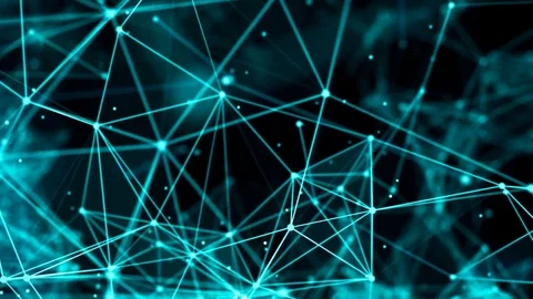 Abstract Motion Background - Digital Plexus Polygon Data Networks Stock Footage 82710882
