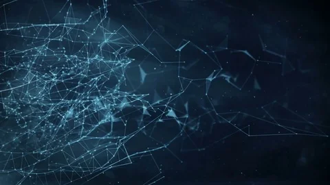 Abstract Motion Background - Digital Plexus Data Networks Stock Footage 82711511