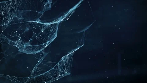 Abstract Motion Background - Digital Plexus Data Networks Stock Footage 82716779