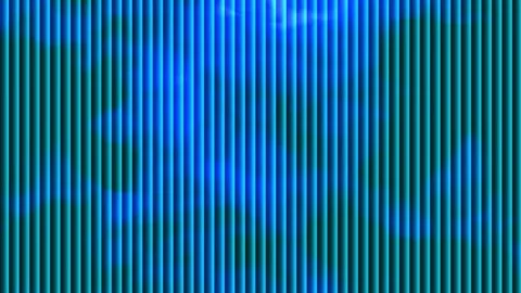 Abstract motion background with dynamic refracted light flowing through ribbed f Vidéo 341272527