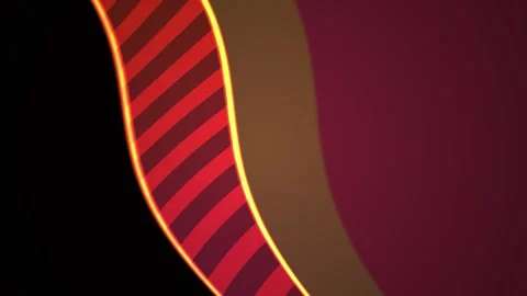 Abstract Motion Background Featuring Dynamic Red Striped Curved Shapes and .. Stock Footage 340520651