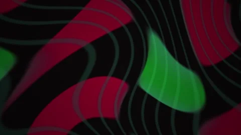 Abstract Motion Background Featuring Dynamic Red and Green Geometric Shapes.. Stock Footage 340521086