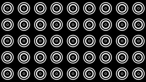 Abstract motion background featuring a grid of white circles 動画素材 317809888