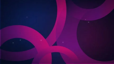 Abstract Motion Background Featuring Intersecting Glowing Purple Circles. Stock Footage 336620587