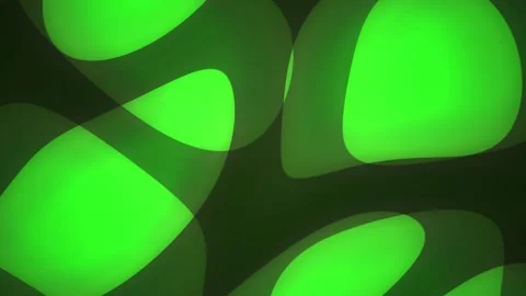 Abstract Motion Background Featuring Smooth Green Organic Shapes Moving Flu.. Stock Footage 334495546